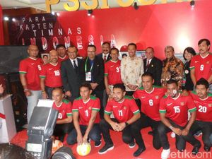 Parade 13 Mantan Kapten Timnas Indonesia di Kongres Tahunan PSSI