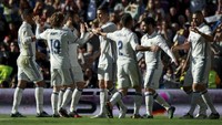 Bermain di Santiago Bernabeu, Sabtu (7/1/2017) malam WIB, Madrid sepenuhnya mengendalikan permainan.