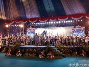 Gus Ipul ada di Prosesi Pelantikan Pengurus Demokrat Jawa Timur