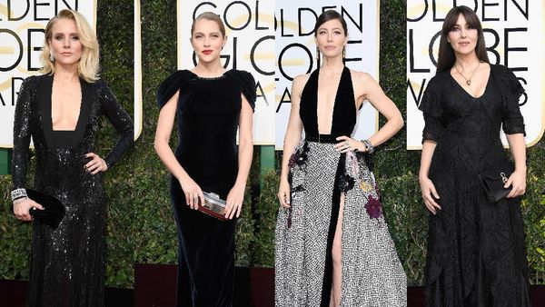 Sexy in Black!Para Selebriti Cantik di Golden Globe 2017