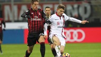 AC Milan mengawali tahun 2017 dengan kemenangan 1-0 ketika menjamu Cagliari (Marco Luzzani/Getty Images)