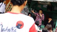 Djarot Blusukan di Pasar Minggu