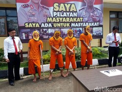 4 Pelaku Curanmor di Sukabumi Ini Hanya Perlu Semenit Curi Motor