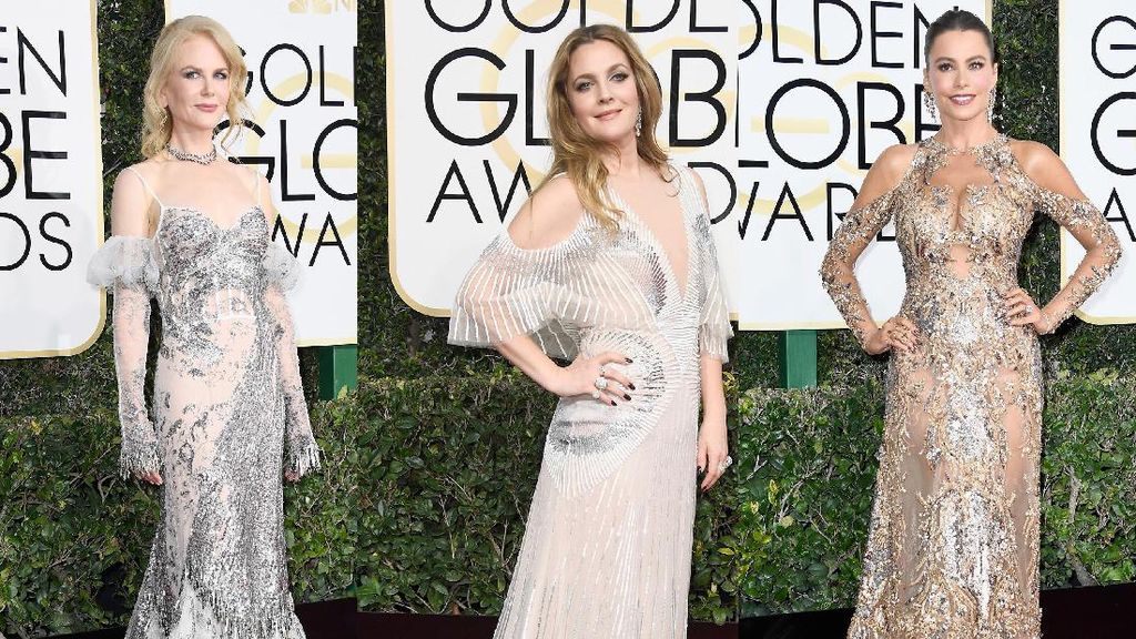 Nicole Kidman Hingga Drew Barrymore, Tetap Eksis di Golden Globe 2017
