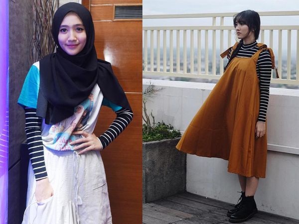 Tampil Berhijab Febby BLINK Bikin Pangling