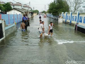 Sudah Sebulan Warga Muara Angke Dilanda Banjir Rob