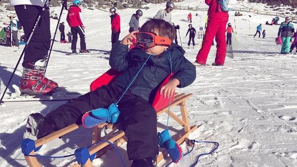 Lucunya El Barack Saat Liburan