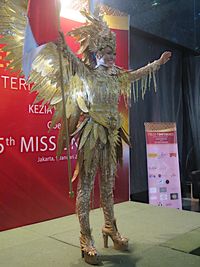 Kostum Megah Burung Garuda Akan Dipakai Puteri Indonesia Di Miss