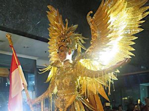 Kostum Megah Burung Garuda Akan Dipakai Puteri Indonesia di Miss Universe Kostum Megah Burung Garuda Akan Dipakai Puteri Indonesia di Miss Universe