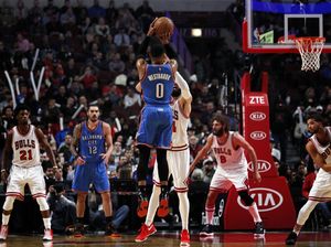 Thunder Sungkurkan Bulls di Chicago Thunder Sungkurkan Bulls di Chicago