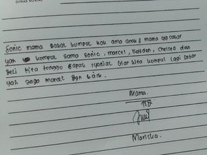 Baca Surat Ibu, Soni Kakak Bocah Marcel Jadi Semangat Baca Surat Ibu, Soni Kakak Bocah Marcel Jadi Semangat