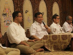 Prabowo Titipkan Pesan untuk Relawan Anies-Sandiaga