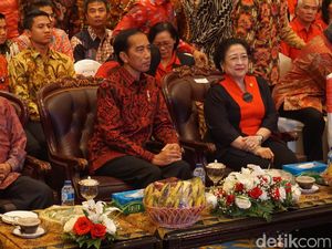 Bersama Megawati, Jokowi dan JK Hadiri HUT Ke-44 PDIP