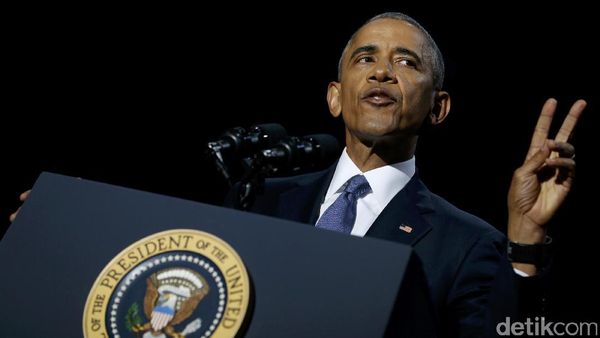 Obama Sampaikan Pidato Perpisahan