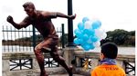 Ini Dia Patung Messi yang Dirusak