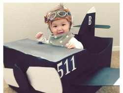 Lucunya Anak-anak Ini Meski Pakai Helm Korektif untuk Tengkoraknya