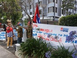 Unjuk Rasa di KJRI Melbourne, Satu Orang Ditahan