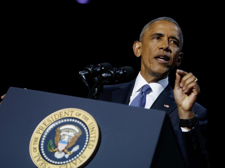 Pidato Perpisahan, Obama Janjikan Transisi Kekuasaan Damai