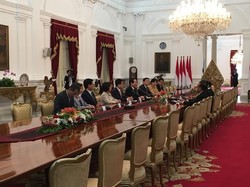 Parlemen Korea Selatan Temui Jokowi di Istana