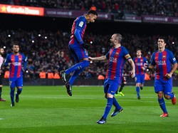 Trio MSN Loloskan Barca ke Perempatfinal