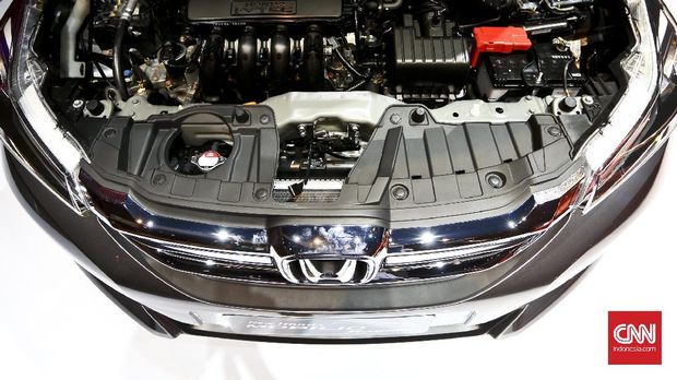 Peluncuran New Honda Mobilio di Jakarta, Kamis, 12 Januari 2017. PT Honda Prospect Motor meluncurkan mobil New Honda Mobilio  dan New Honda Mobilo RS dengan mesin 1.5 liter i-VTEC bertenaga maksimal 118 PS pada 6.600 rpm. CNN Indonesia/Adhi Wicaksono.