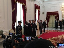 8 Dubes Termasuk dari AS Serahkan Surat Kepercayaan ke Jokowi
