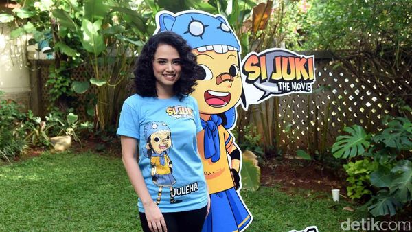 Wizzy Jadi Juleha di Si Juki The Movie