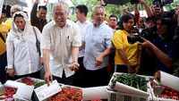Mendag Enggartiasto Buka Pasar Murah Imlek di SCBD