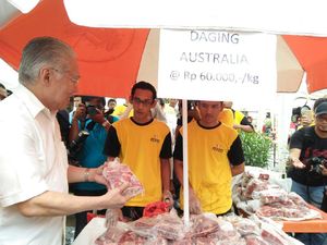 Daging Sapi Impor Dijual Rp 60.000/Kg di Pasar Murah SCBD
