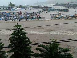Hujan Deras di Pelabuhan Ratu Sukabumi, 20 Rumah Terendam Banjir