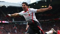Luis Suarez (Uruguay) mencetak 69 gol dalam kariernya di Premier League. (Foto: Alex Livesey/Getty Images)