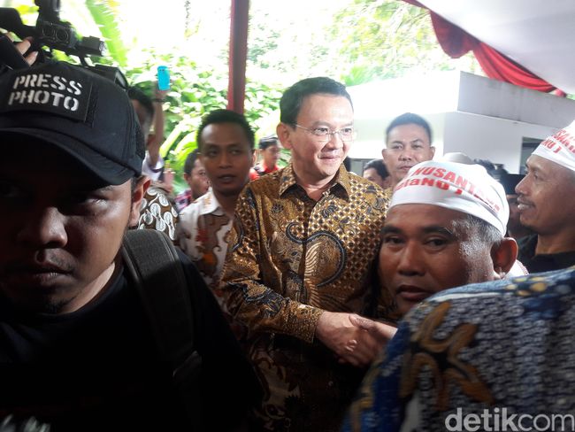 Ahok Hadiri Peringatan Maulid Nabi RelaNU