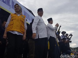 Airin Hadiri Kampanye Rapat Umum Wahidin-Andika di Tangsel