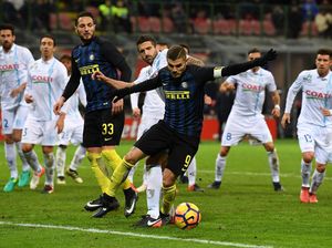 Gol di Menit-Menit Akhir Menangkan Inter atas Chievo