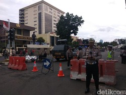 Demo FPI, Polisi Tutup Satu Jalur di Jalan Trunojoyo-Adityawarman