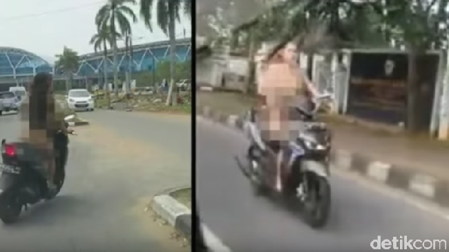 Aksi Bugil Dona Sambil Naik Motor di Mata BNN