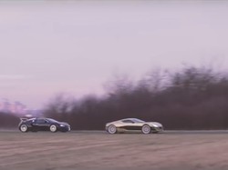 Pertarungan Epik Mobil Super Listrik Versus Bugatti Veyron