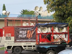 Massa FPI Siapkan Mobil Komando untuk Demo di Depan Mabes Polri