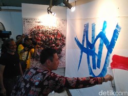 Namai Lukisannya Energi Patriot, Agus: Agar Jakarta Lebih Fresh