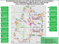 Jl Fatmawati akan Ditutup untuk Proyek MRT, Anda Bisa Lewat Sini