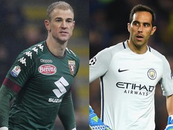 Joe Hart atau Claudio Bravo?