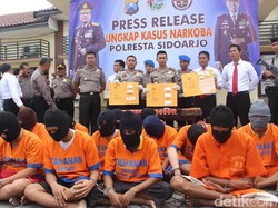 Polresta Sidoarjo Bongkar Peredaran Sabu Senilai Rp 1,5 Miliar