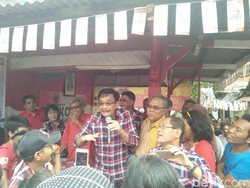 Sapa Warga Menteng Atas, Djarot Bicara soal Janda Kembang