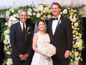 Momen Langka Saat Barack Obama Jadi Pengiring Pengantin Pria