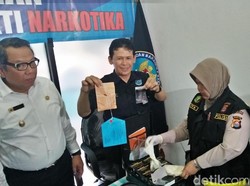BNN Tangsel Musnahkan Sabu dari Tiga Tersangka Narkoba