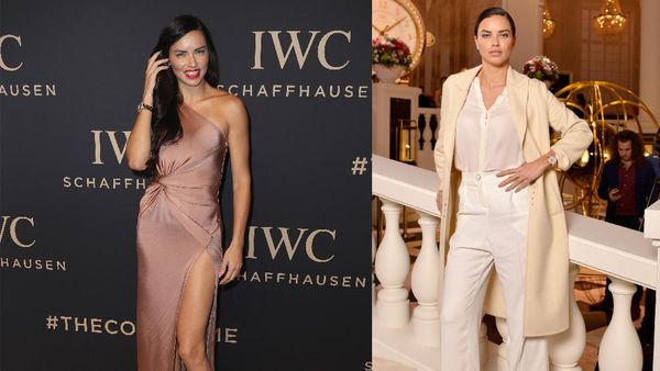 Dua Busana Adriana Lima, Lebih Suka Mana?