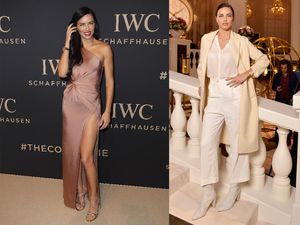 Dua Busana Adriana Lima, Lebih Suka Mana?