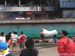 Lokasi Kebakaran Pasar Senen Beda Blok dengan Kebakaran Hebat 2014