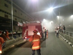 Kios di Pasar Senen Terbakar, 17 Unit Damkar Dikerahkan