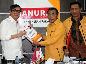 Hanura Serahkan Susunan Kepengurusan ke Menkum HAM